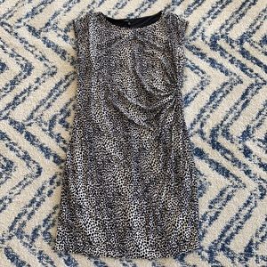 CHAUS Cute Animal Print Cinched Waist Dress